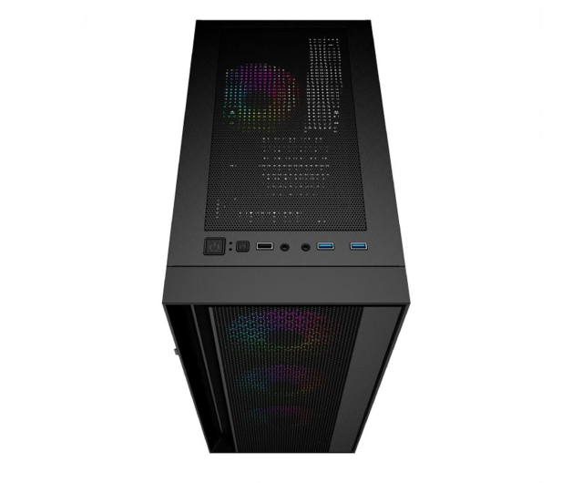 GEMBIRD Midi Tower Fornax 4000 ARGB czarna CCC-FC-4000 - 1244459 - zdjęcie 4